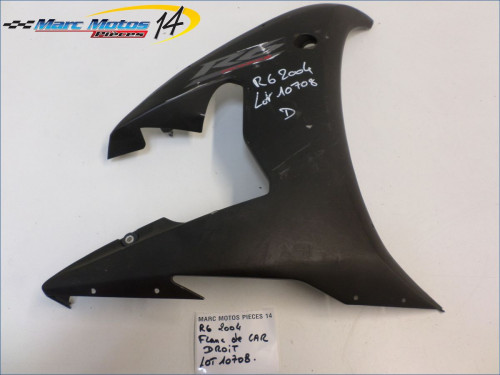 FLANC DE CARENAGE DROIT YAMAHA R6 2004