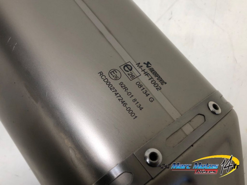 SILENCIEUX YAMAHA 700 TENERE RALLY 2020