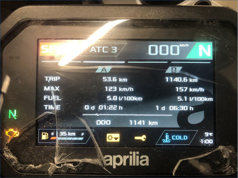 TABLEAU DE BORD COMPLET APRILIA 457 RS 2024