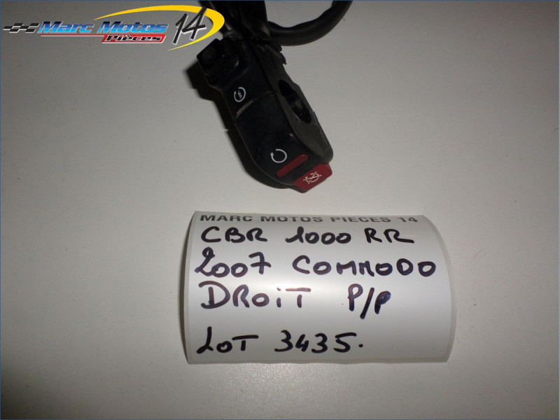 COMMODO DROIT HONDA 1000 CBR R 2007