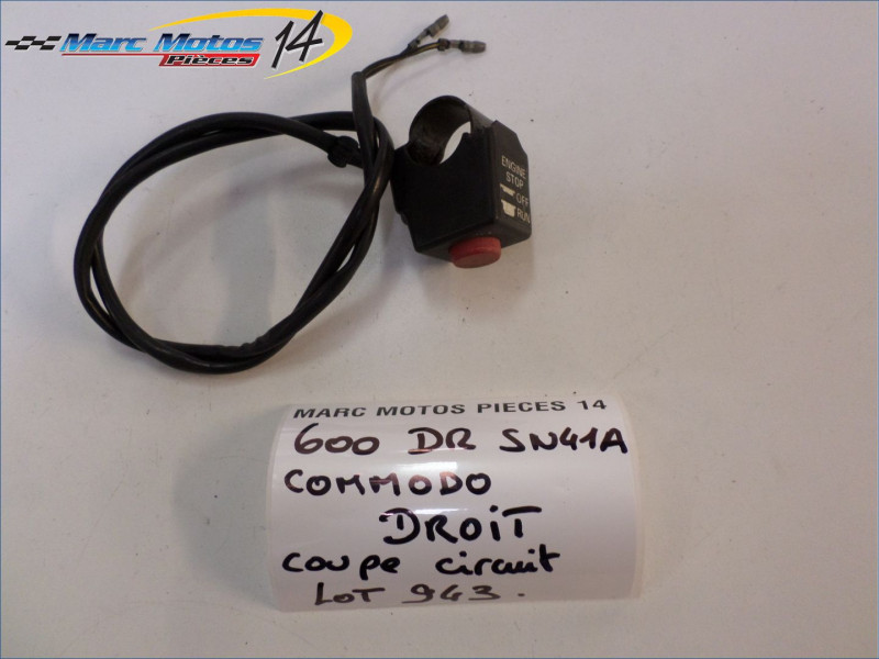 COMMODO DROIT SUZUKI 600 DR SN41A