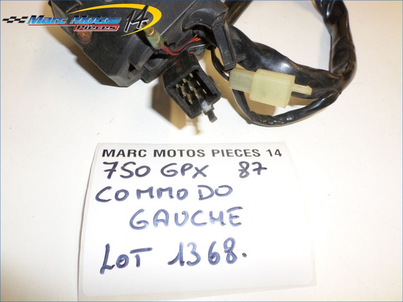 COMMODO GAUCHE KAWASAKI 750 GPX 1987