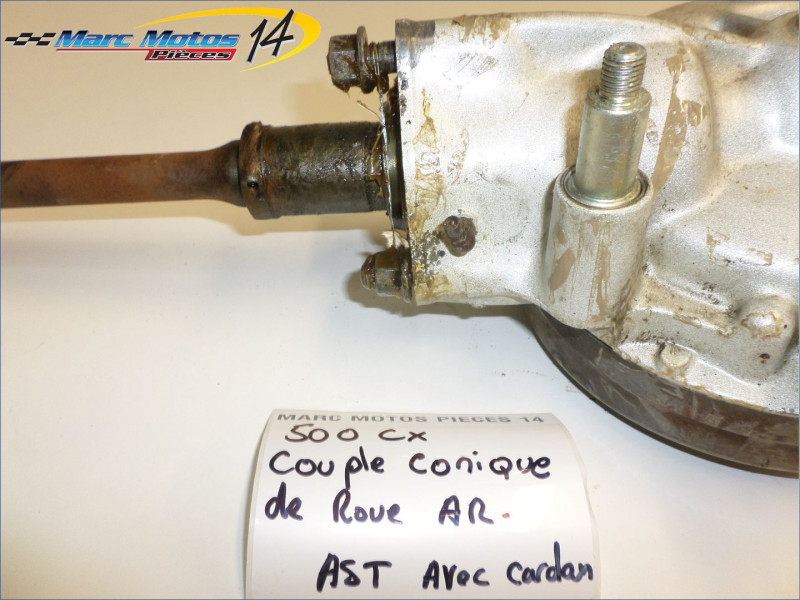 COUPLE CONIQUE DE ROUE ARRIERE HONDA 500 CX 