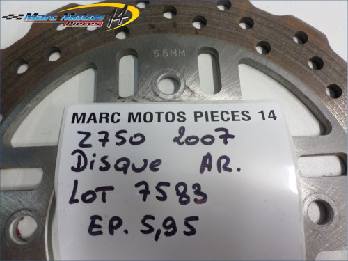 DISQUE ARRIERE KAWASAKI Z750 2007