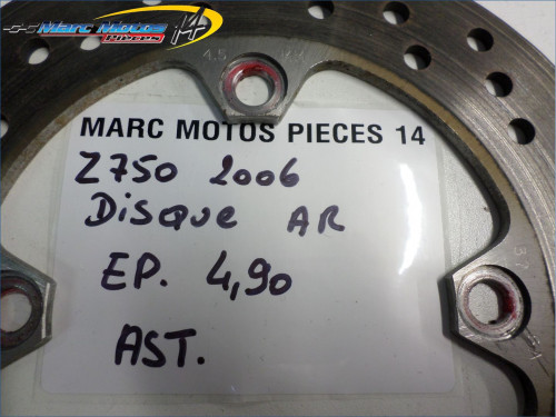 DISQUE ARRIERE KAWASAKI Z750 2006