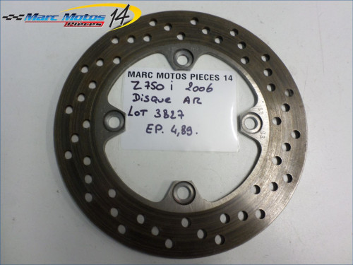 DISQUE ARRIERE KAWASAKI Z750 2006