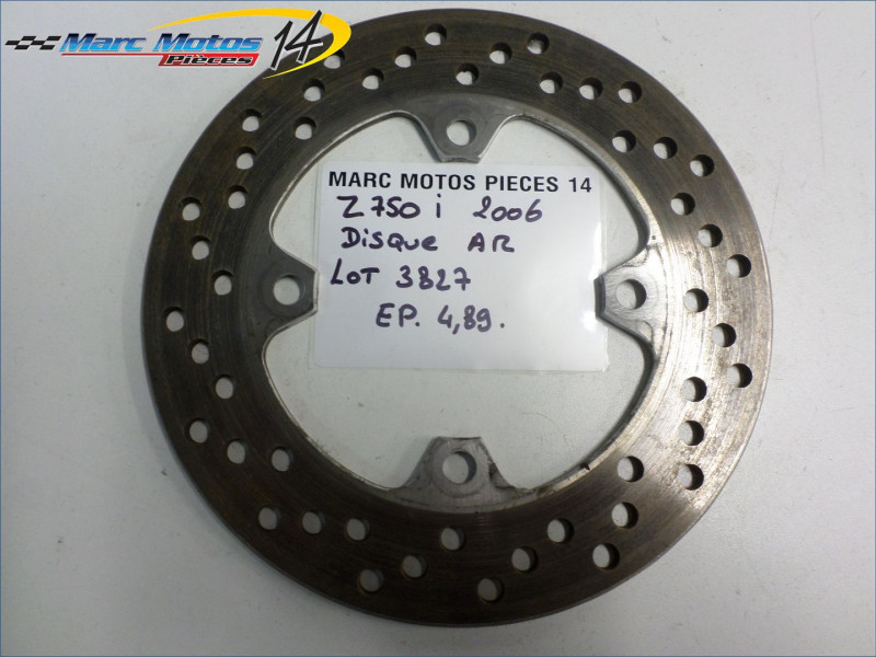 DISQUE ARRIERE KAWASAKI Z750 2006