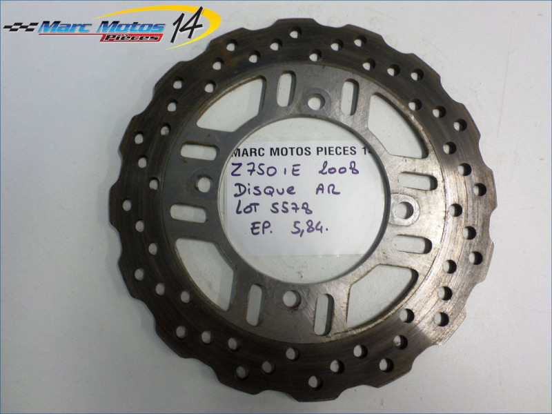 DISQUE ARRIERE KAWASAKI Z750 2008