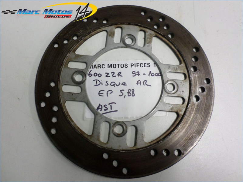 DISQUE ARRIERE KAWASAKI 600 ZZR ZX600E