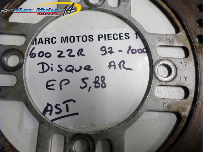 DISQUE ARRIERE KAWASAKI 600 ZZR ZX600E