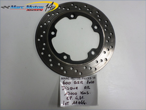 DISQUE ARRIERE SUZUKI 600 GSR 2010