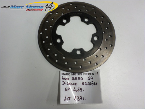 DISQUE ARRIERE SUZUKI 600 GSXR SRAD 1997