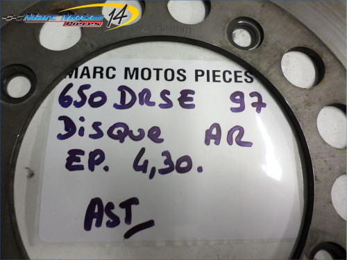 DISQUE ARRIERE SUZUKI 650 DRSE 1997