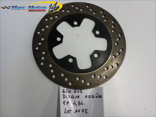 DISQUE ARRIERE SUZUKI 650 SV S JS1AV111100