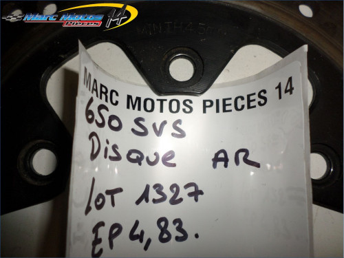 DISQUE ARRIERE SUZUKI 650 SV S JS1AV111100