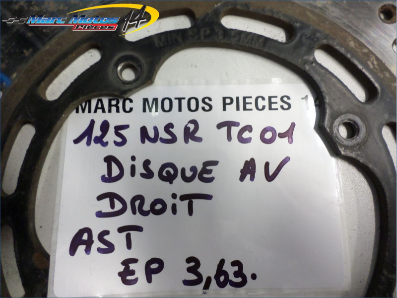 DISQUE AVANT DROIT HONDA 125 NSR ROTHMAN TC01