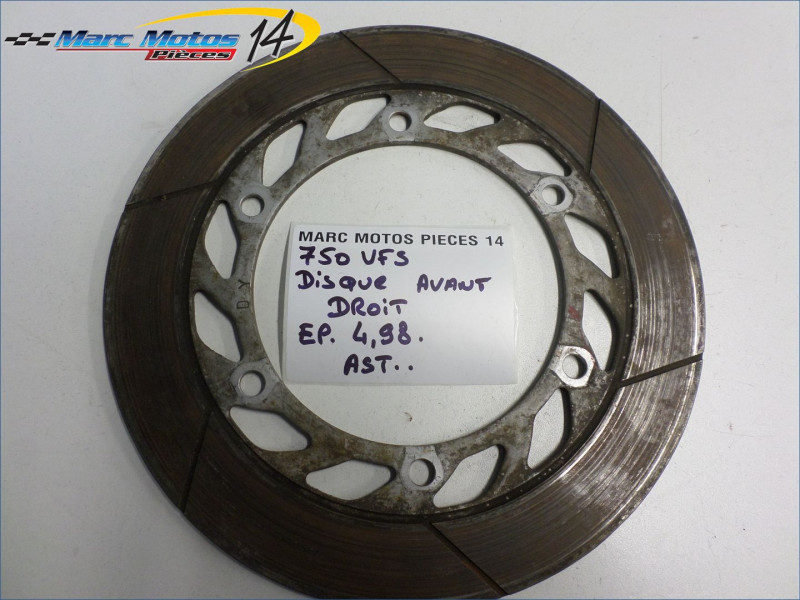 DISQUE AVANT DROIT HONDA 750 VFS 1982