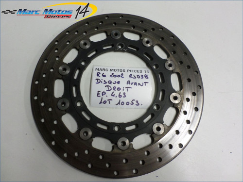 DISQUE AVANT DROIT YAMAHA R6 2002