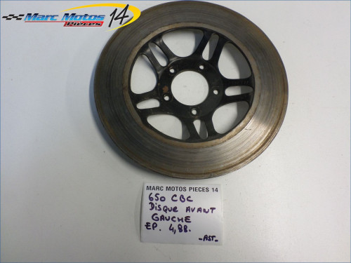 DISQUE AVANT GAUCHE HONDA 650 CBC 