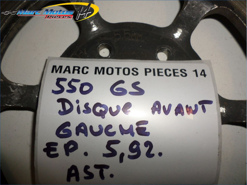 DISQUE AVANT GAUCHE SUZUKI 550 GS 