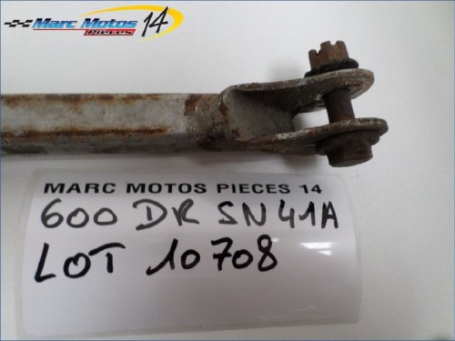 BARRE DE SUPPORT D&#039;ÉTRIER ARRIÈRE SUZUKI 600 DR 