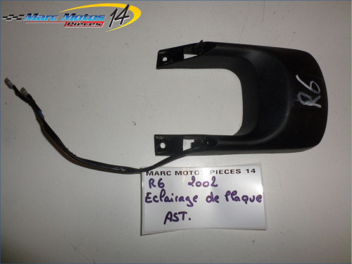 ECLAIRAGE DE PLAQUE YAMAHA R6 2002