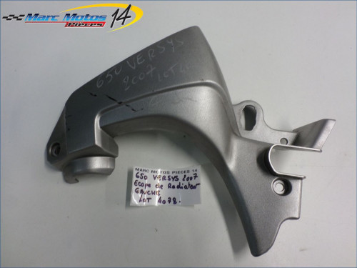 ECOPE DE RADIATEUR GAUCHE KAWASAKI 650 VERSYS 2007