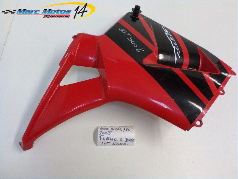 FLANC DE CARENAGE DROIT HONDA 600 CBR R 2005