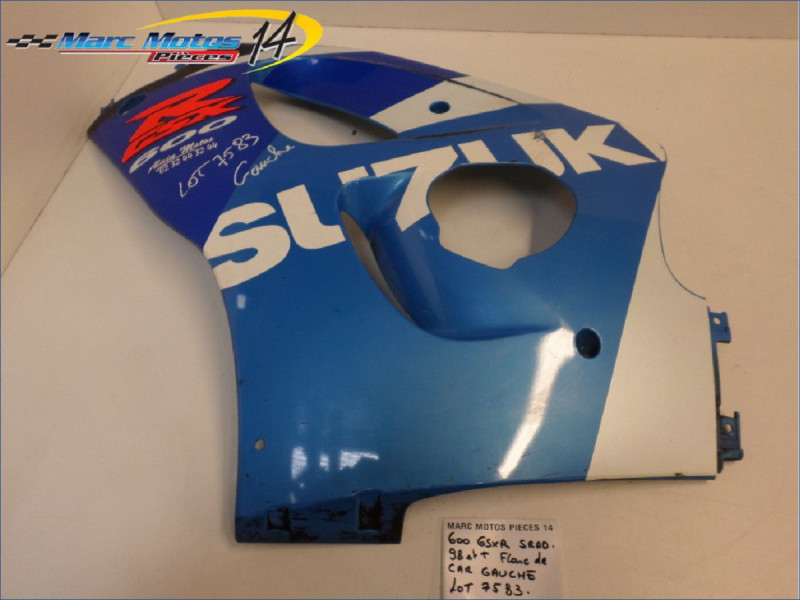 FLANC DE CARENAGE GAUCHE SUZUKI 600 GSXR SRAD 1998