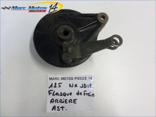 FLASQUE DE FREIN ARRIERE HONDA 125 NX JD12