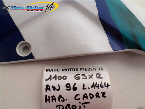 HABILLAGE DE CADRE DROIT SUZUKI 1100 GSXR 1996