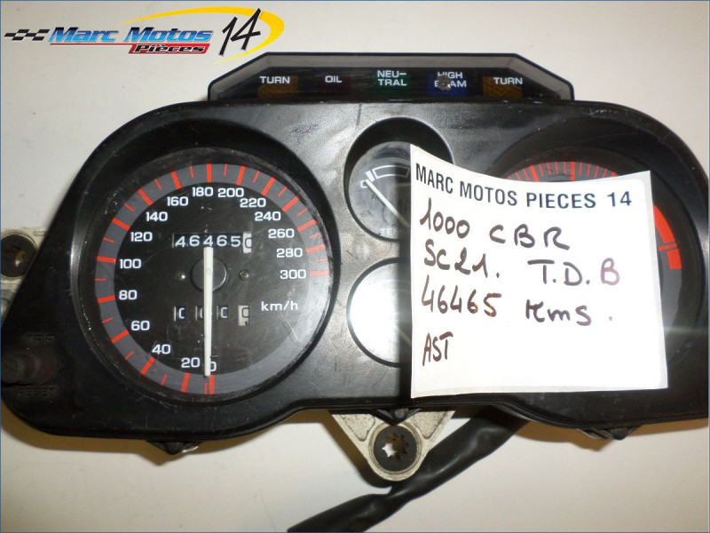 TABLEAU DE BORD COMPLET HONDA 1000 CBR F 1987