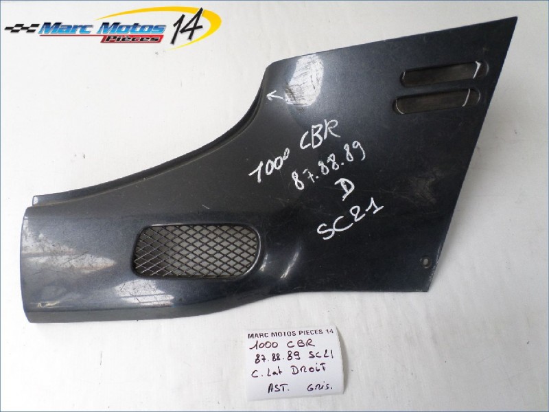 CACHE LATERAL DROIT HONDA 1000 CBR F 1987