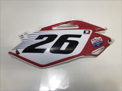 CACHE LATERAL GAUCHE HONDA 450 CRF R 2009