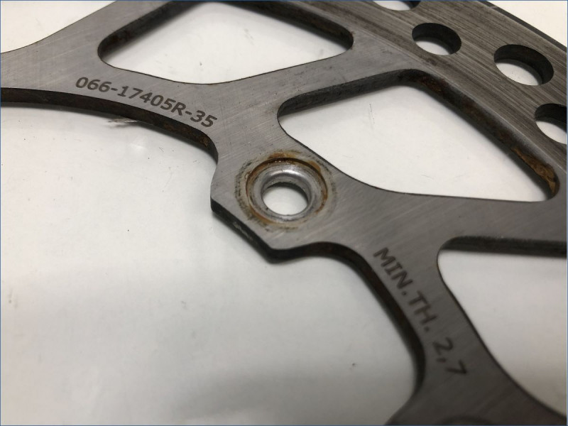 DISQUE AVANT GAUCHE HONDA 450 CRF R 2009