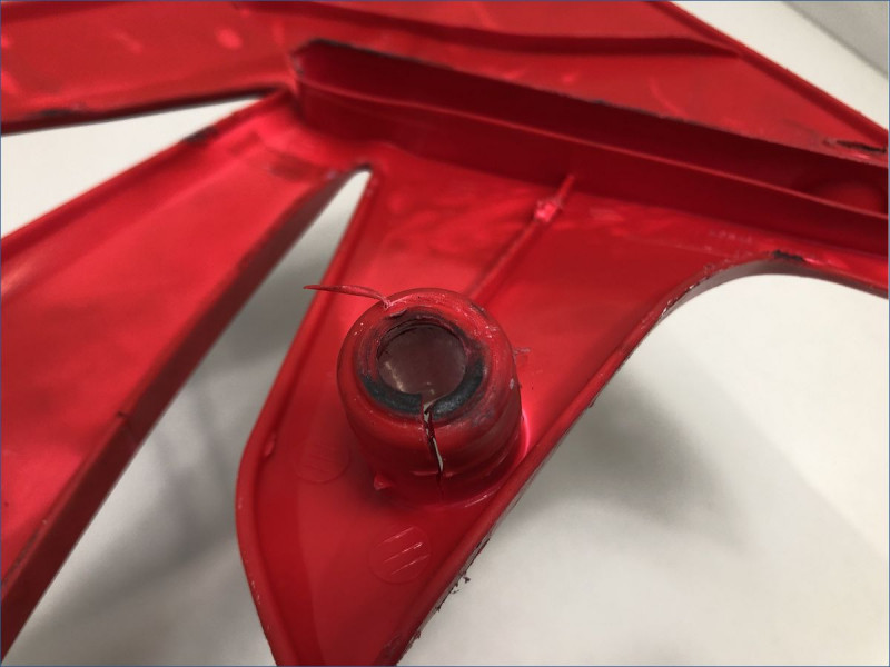 ECOPE DE RADIATEUR GAUCHE HONDA 450 CRF R 2009