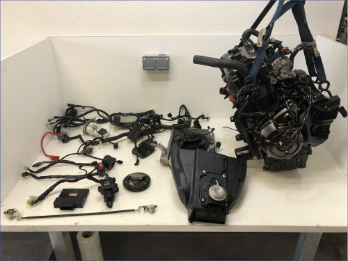 MECANIQUE COMPLETE YAMAHA MT07 A2 2014
