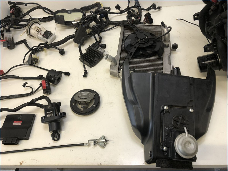 MECANIQUE COMPLETE YAMAHA MT07 A2 2014